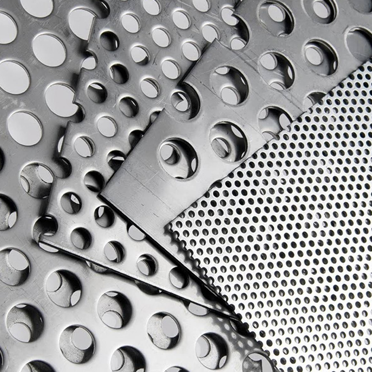 Popular Perforated 1mm 1.2mm Metal Sheet Round Hole Customer Specific Stainless Steel Sheet