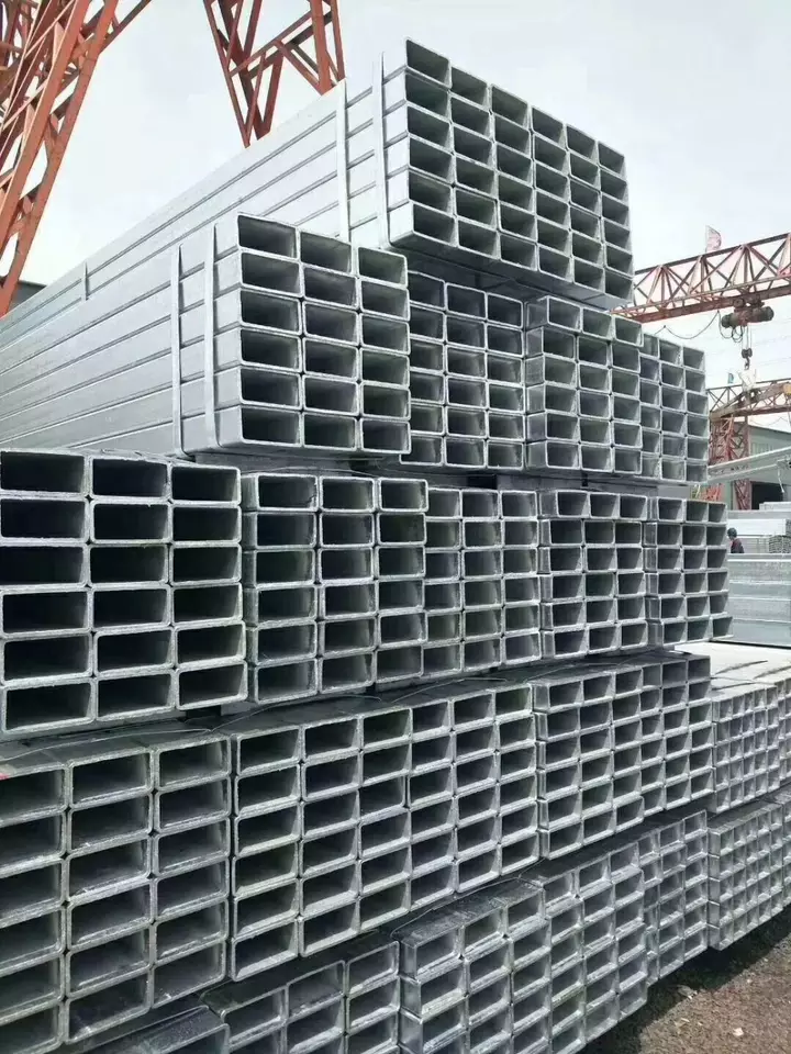 Factory Wholesale Hot Dipped Galvanized Steel Square Pipe 80x80x2.5mm Astm A53 Galvanized Rectangular Steel Pipe