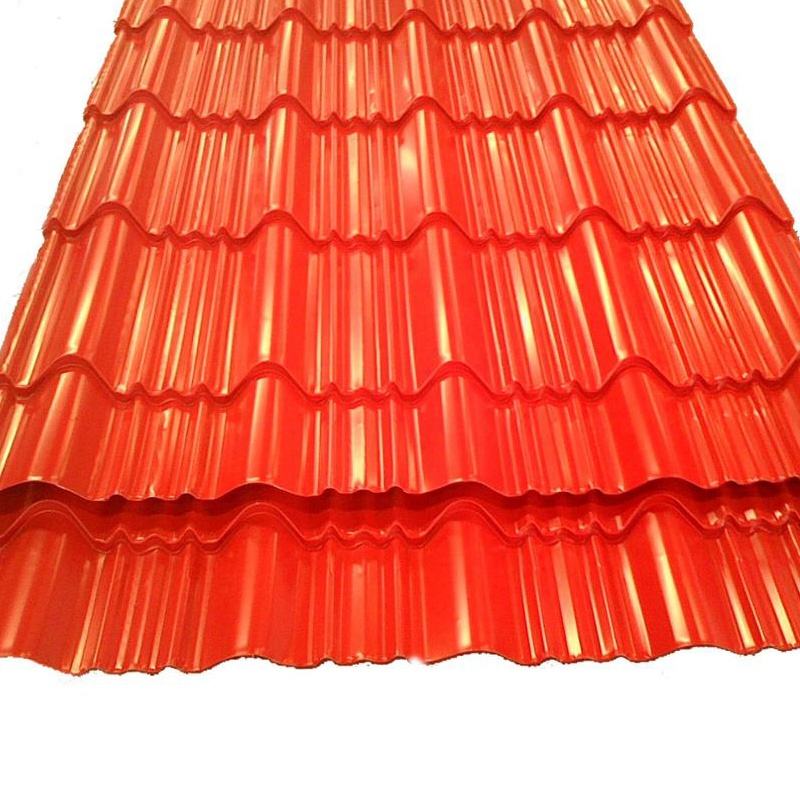 Color Coated Roofing Sheet Prepainted Galvanized Corrugated Steel Roof Iron Sheet for Building
