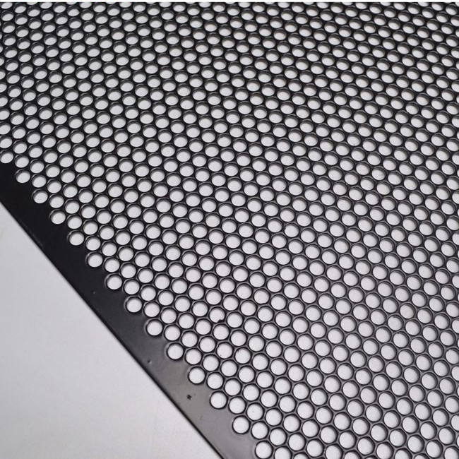 Factory of Q235 Decorative Mild Steel Metal Carton Steel Perforated Mesh Sheet Customized