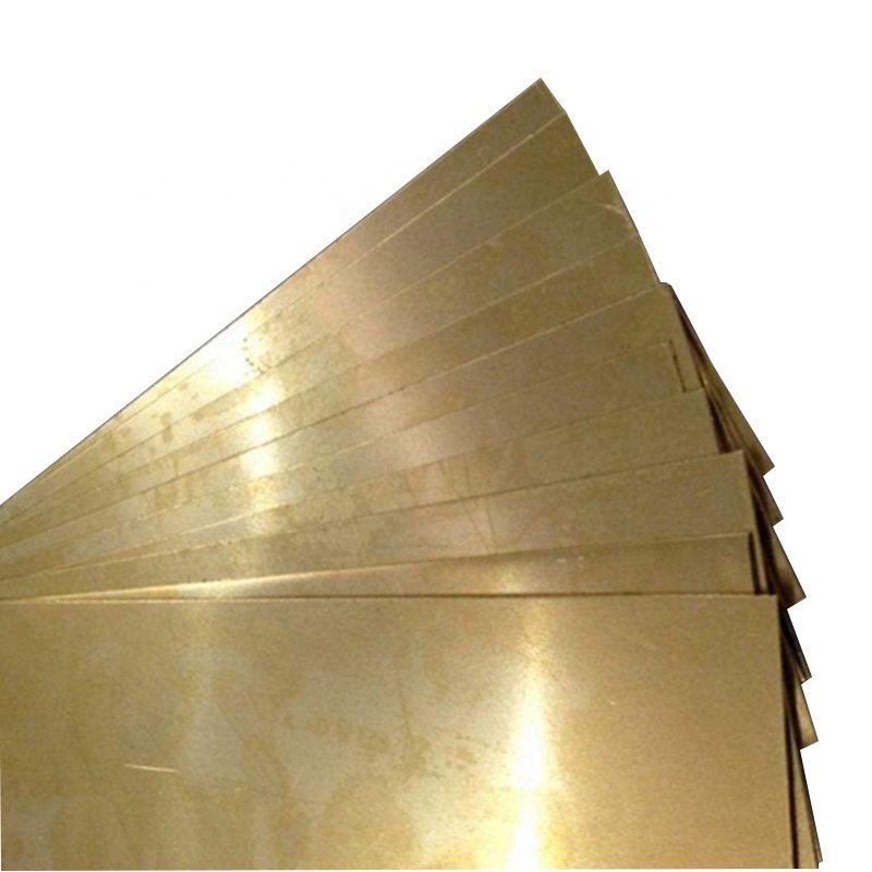 Hot Selling H62 H65 Thick 1mm 1.5mm 2mm 3mm 1000mm*2000mm Brass Sheet in Stock