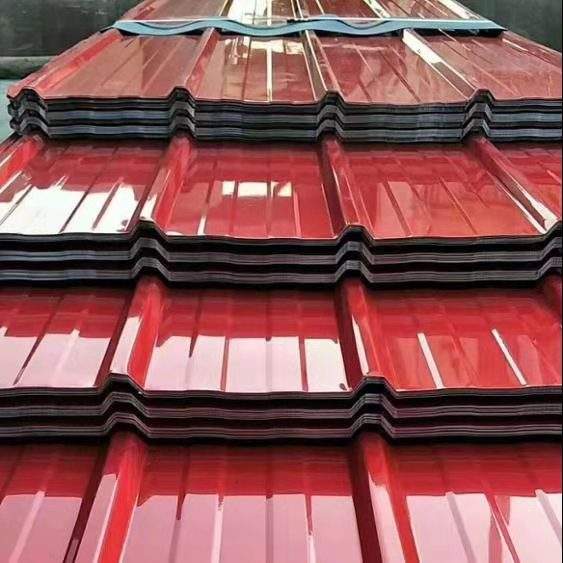 Metal Building Material Prepainted Color Roof Tiles Price Galvanized Corrugated Metal Roofing Sheet Best Price Customized